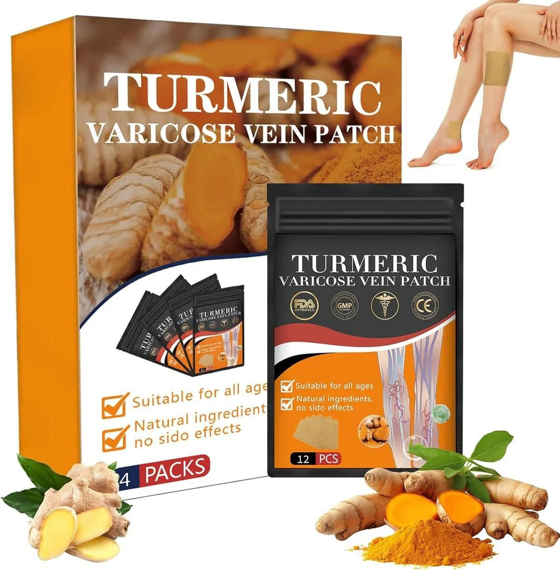Turmeric Varicose Vein Relief Patch (10+10)