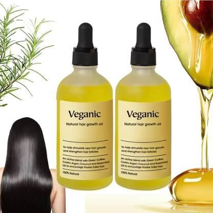 Vegan Hair Growth Oil (Pack of 2)