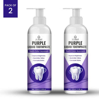 ZORBA Purple Whitening Liquid Toothpaste 200ml (Pack of 2)