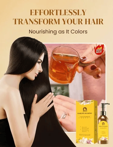 Natural Hair Dye Shampoo (Buy 1 Get 2)