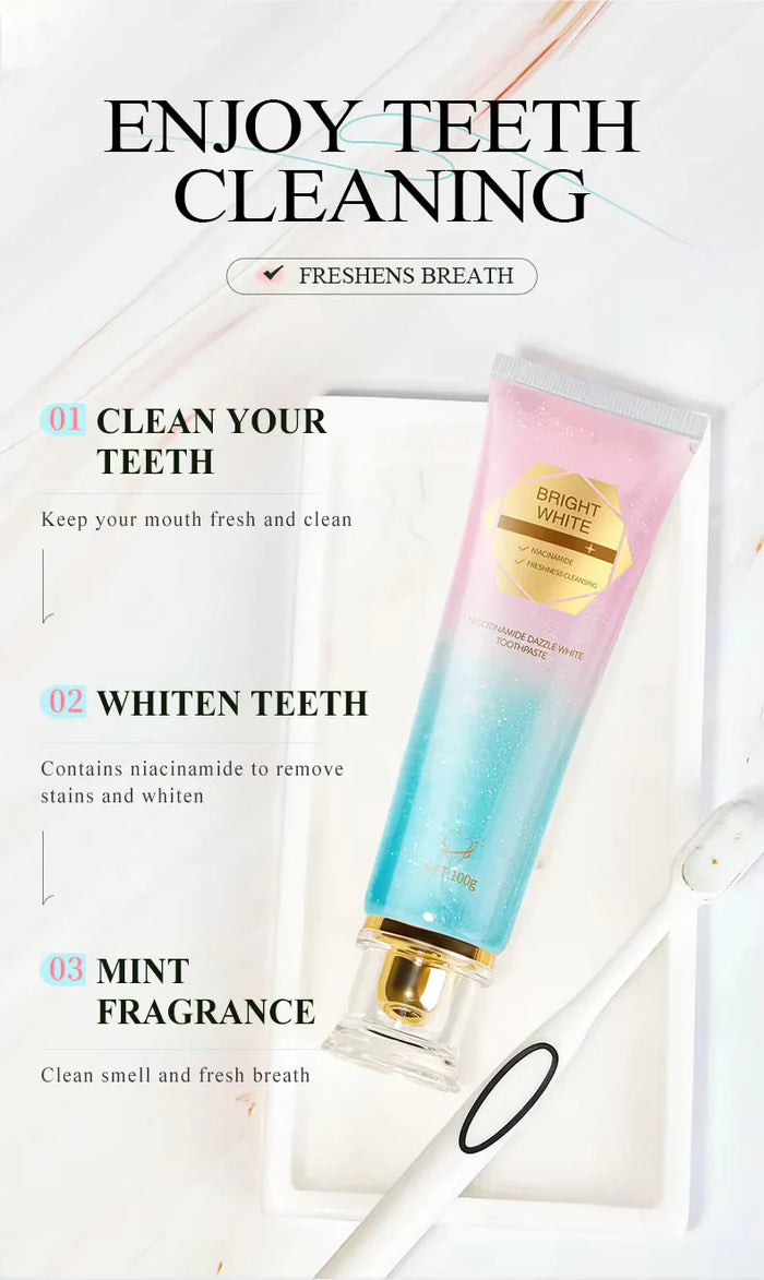 Niacinamide Whitening Toothpaste (Pack of 2)