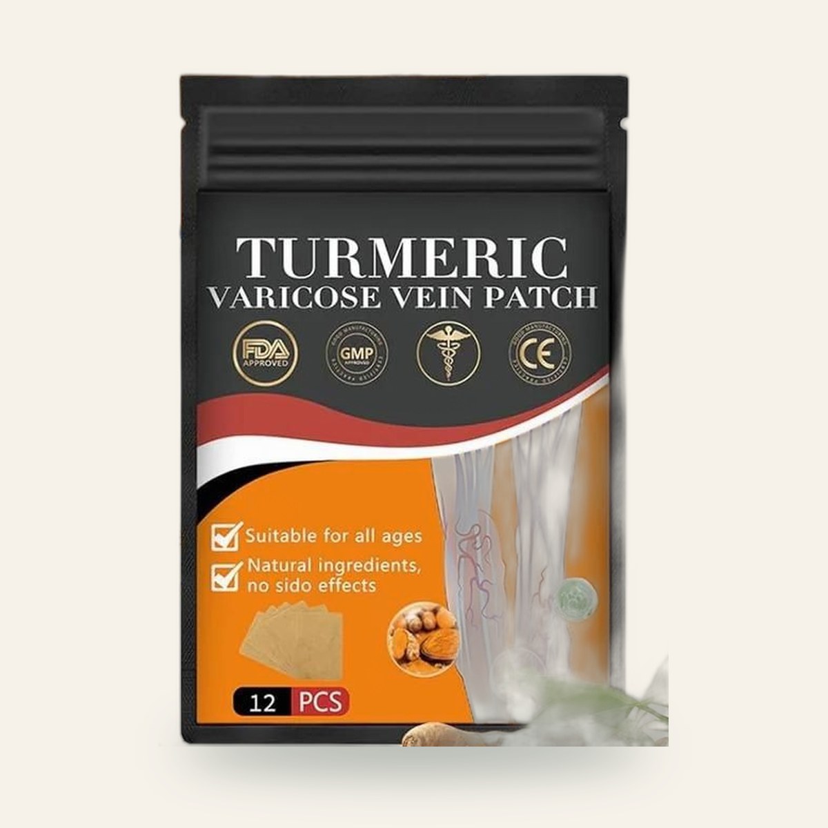 Turmeric Varicose Vein Relief Patch (10+10)